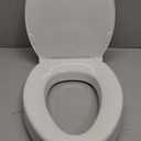 KOHLER 25875-0 Hyten 3" Height, Elevated Soft Close Elongated Toilet Seat, Contoured Seat with Grip-Tight Bumpers, Quick-Attach Hardware, No Slam Toilet Seat, White