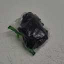 MANZI Faux Thigh High Tights Mock Suspender Pantyhose Striped Goth Fishnets Pack of 2 (One Size, Black-grid/Suspender)