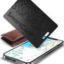 MFi Certified Wallet Tracker Card for Apple Find My, Ultra Slim Rechargeable & IP68 Waterproof Item Finder Locator Tag to Find Lost Wallets, Keys, Luggage (Blue, 1 Pack)