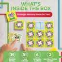 2 x LINES  Fun & Clever 2-Player Pocket-Sized Strategy & Memory Card Game for Kids, Teens & Adults (Ages 7+), Fast-Paced Head-to-Head Game, Perfect for Travel, Game Night & Stocking Stuffers