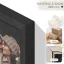PEALSN Solid Wood 24x36 Poster Frame, Black Poster Frames 24 x 36 inches for Wall Mounting Display, 1 Pack