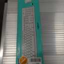 Logitech MK270 Wireless Keyboard and Mouse Combo for Windows, 2.4 GHz, 8 Multimedia Keys, PC, Laptop, Wireless Keyboard Compact Mouse Combo - White (1 Pack)