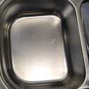 Heated Lunch Box for Men&Women - 80W Electric Lunch Box for Adults with Dual 1.5L 304 Stainless Steel Containers Fast Heating Portable Food Warmer for Car&Truck Travel lonchera electrica (White)