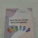 2 Pack Chip Clips, Magnetic Bag Clips with Airtight Seal for Chips, Bread, Snacks, Fridge Organizer Kitchen Storage Clips Multicolor