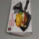 Norpro Mini Cast Iron Panini Pan with Press, 5.9 IN, As Shown