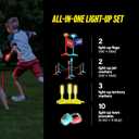 Capture the Flag Glow in the Dark Game Set - Yard Outdoor Games for Kids Ages 8, 10, 11, 12 Old - Fun Lawn Summer Family Game for Boys & Teen Boys,- Birthday Gifts - Camping and Backyard Adventures, 16 inches x 12 inches x 3.4 inches