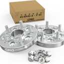 5x115 to 5x114.3 (5x4.52 to 5x4.5) Wheel Adapters 1 Inch (25mm)  2pcs Hubcentric Adapters 71.5mm to 60.1mm Bore, M12x1.5 Studs  Enable 5x115 Hub to Fit 5x114.3 Wheels  CNC Forged Aluminum