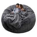 Pillowcase For Pouf, Brand YudouTech, Color Dark Gray, Size Unknown