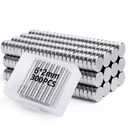 VNDUEEY 300Pcs Refrigerator Magnets, Small Magnets, Fridge Magnets, Whiteboard Magnets, Tiny Magnets, Round Magnets, Mini Magnets for Crafts, Miniatures, Nails, Office, Kitchen