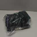 50 PCS Greenhouse Clips 3/4 inch Plastic Greenhouse Clamps 20mm Black ABS Snap Clamp Tube Clip Garden Buildings Tube Clip for Greenhouse Film Sunshade Nets Frame Shelters- Outer  0.95 inner  0.78