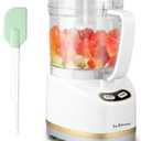 La Reveuse Electric Mini Food Processor with 200 Watts 2-Cup Prep Bowl for Mincing Chopping Grinding Blending Pureeing