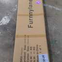 Furnnylane 4 Panel Bamboo Room Divider - 5.6 ft Tall Folding Privacy Screen for Room Separation, Natural Brown (67 x 61.4 inches)