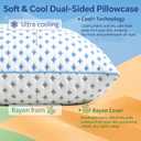 Memory Foam Pillows 2 Pack Adjustable Loft Cooling Pillows King Size Set of 2 for Sleeping, Firm, Supportive, and Breathable Design for Hot, Side, Back, and Stomach Sleepers
