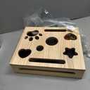 Cat Nail File Box for Indoor Cats, 2026 Upgrade Wooden Scratch Puzzle Enrichment Box with Bell Ball & Sandpaper  Stress-Free Nail Trimming Alternative to Clippers