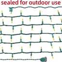 Green Wire, Yellow Incandescent Bulb 100 Mini String Lights for Indoor Christmas Tree Garland Birthday Wedding Party Festival Decoration