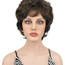 ICRAB 6" Short Curly Real Human Hair