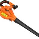 GARCARE 3-in-1 Electric Leaf Blower Leaf Vacuum and Mulcher 500 CFM 200 MPH