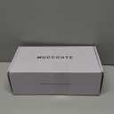 Mucccute Women's Pointed Toe Pumps Shoes Ankle Strap Chunky Low Heels Metal Lined Sandals Designed for Women, 8.5