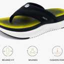ONCAI Women's Orthotic Cushion Flip Flops Recovery Walking Sandals for Women with Arch Support Summer Comfortable Slip On Flip Flops for Womans Size 8