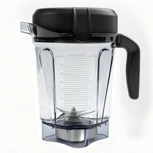 64oz Low-Profile Blender Pitcher Compatible with Vitamix 5200/7500/5000/6300/750/E310/VM0102/VM0103/VM0197- BPA-Free Container Jar Cup for Classic & Explorian Series Etc