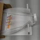 HAMARA Fiber Steel Magnetic Stanley Cup Holder for Fridge  3-Pack Tumbler & Lid Organizer, Heavy-Duty Water Bottle Storage, Kitchen & Pantry Organizer for Stanley Cup Accessories (White)