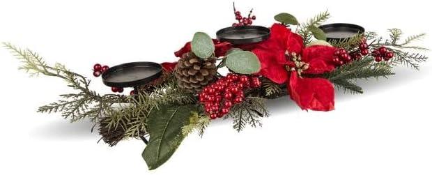 Christmas Star Candle Holder 3P, Mix, Normal