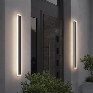 Coinmit 2 Pack 39.4Inch Long Outdoor Lights 4000K Dimmable Exterior Wall Mount Lighting Modern Outdoor Light IP65 Waterproof for Garage Porch