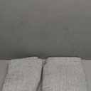 BSfullts Short Length Blackout Curtains for Bedroom 63 Inch Length Pretty Pinch Pleat Drapes Thermal Insulated Traverse Curtain for Track Back Tab Basement Window Stone Grey Drape, Size 52"x63"