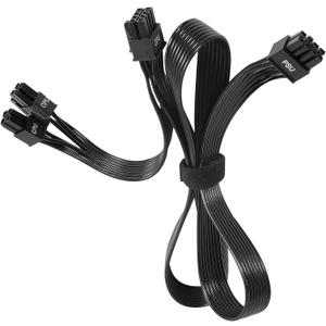 CPU Cable for Seasonic, 18AWG 70CM Male to Male PSU 8 Pin to 8 & 4+4 Pin CPU Power Cable for ASUS Modular Power Supply (27 inches)