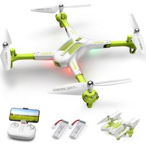 SYMA X600W Drone for Kids with 1080P HD FPV Camera Remote Control Toys Gifts for Boys Girls with Altitude Hold, Headless Mode, One Key Take-off/Landing, 3D Flips and 2 Batteries, White