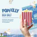 2 x POPFULLY Sea Salt Popcorn Fully Pops, Sharing Bags, Simple Flavor, Big Pop, Micro Popcorn Bags, 3-Pack (EXP 12/23/26)