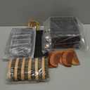 6 Sets Baby Shower Game Prizes for Men Include 8 oz Stainless Steel Hip Flask with Flask Funnel Manicure Kit Bottle Opener Beard Comb Brush Bags for Groomsmen Gift Wedding Men Gift Adult Prize