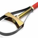 Heavy Duty Oil Filter Wrench Adjustable 9-15cm, 1-Pack Extra Large Truck Oil Filter Removal Tool Compatible with Semi Trucks, Tractors, Excavators