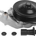Autodevil Engine Water Pump LR033993 5.0L 3.0L Fit for Range Rover Sport 2011-2019, for Discovery 15-17 for F-Pace 17-19 3.0Lï¼Œfor XF XFR XJR LR4 2010-2016, Car Cooling System Part with Gasket