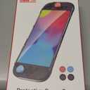 Clear Dockable Case for Nintendo Switch 2 2025, PC Protective Cover for Switch 2 Console, Hard TPU Grip Case with 4 Thumb Grip Caps for Joy-Con Controller