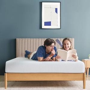 ZINUS 6 Inch Green Tea Cooling Memory Foam Mattress, Queen, Fiberglass Free, Medium Firmness, Cooling Gel Foam, Certified Safe Foams & Fabric, Mattress in A Box (White)