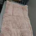 Kisangel Warm Plush Pet Pad for Dog and Cat Sleep Nest Mat Cushion for Indoor Pet Comfort