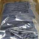 22x24 Inch Outdoor Deep Seat Cushions Set of 2,Thick High-Density Foam, Water-Resistant, Piped Edges & YKK Hidden Zipper for Patio Furniture,Blue, 22"x24"x5.1" 2sets