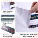 36Pcs Rainbow Boho Name Tags for Classroom,Inspirational Student Name Plates for Classroom Elementary Kindergarten Nameplates,Back to School Waterproof Repeatable Adhesive Student Name Tags10x3 Inch