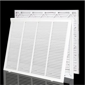 24x18 Return Air Filter Grille for 24"W x 18"H Duct Opening,Wall Return Air Vent Cover Grille with Filter [Included 1PK 1"Thick],Steel HVAC Vent Cover Filter Grill Outer Dimension: 26 5/8"W X 20 5/8"H