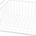 White Wire Under-Shelf Storage Basket, 11-Inch – Durable Organization Solution for Kitchen, Pantry, and Closet, 8pcs