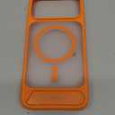 TORRAS Strong Magnetic & Seamless Stand for iPhone 17 Pro Max Case, Fit for MagSafe, Military Grade Drop Protection, Adjustable Kickstand for iPhone 17 Pro Max Case Translucent Matte Orange