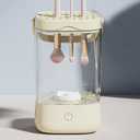 Electric Makeup Brush Cleaner Machine, 7000 RPM Makeup Brush Cleaning Machine, Automatic Makeup Brush Cleaner for Makeup Brush, Portable Makeup Brush Cleaners for Deep Cleaning All Types of Brushes