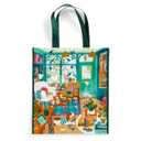 2 x Galison Books Of Wonder  Reusable Shopping Bag Lightweight Eco Friendly Perfect For Groceries And Travel