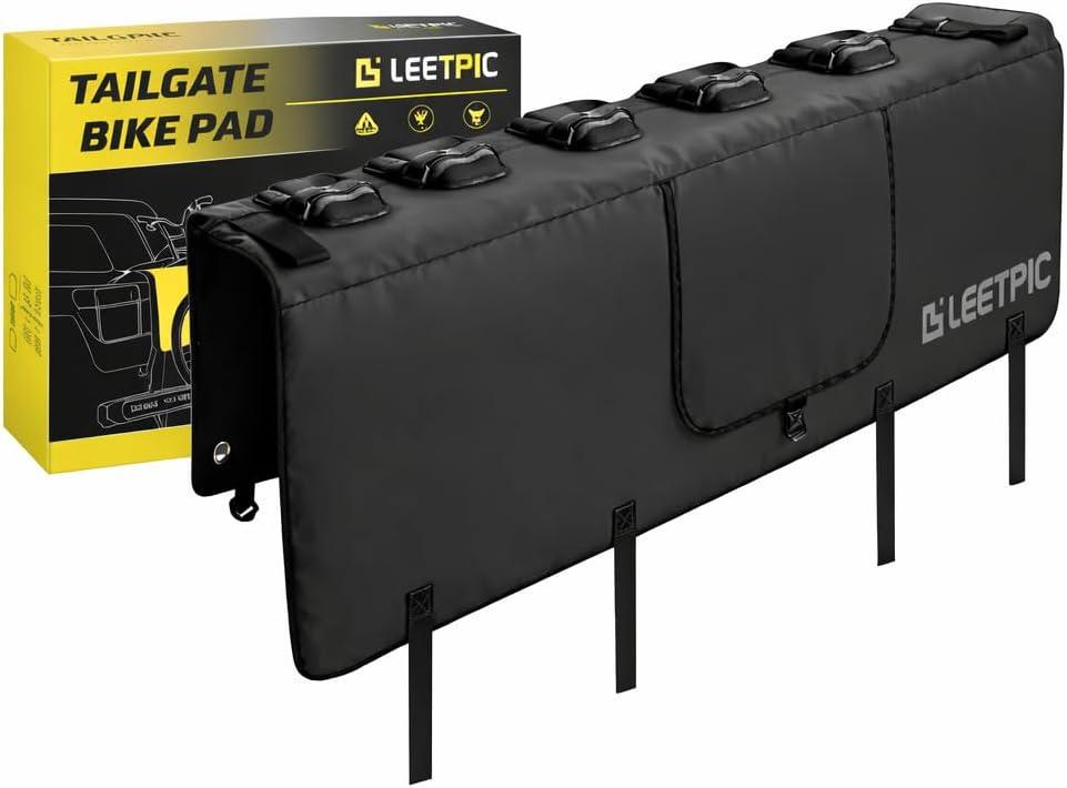 Heavy-Duty Tailgate Bike Pad for Pickup Trucks - Non-Slip, Waterproof, and Padded Protection Fits Most Medium Truck Tailgates - Durable Bike Transport Pad for Mountain, Road, and Electric Bike