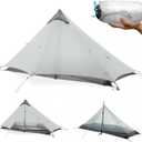 Ultralight Waterproof Tent, Double-Layer Three-Season Backpacking Tent for 1-Person Camping, Kayaking, Climbing, Hiking, Weighing in at only 2 pounds for The Tent