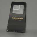 KANGHAR Case for iPhone 16 Pro Max Leopard Printed Pattern | Cute Cheetah Design Clear Bumper Hard Back Shockproof Protective Diamond Glitter Camera Lens Cover White