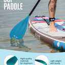 ZLX SUP Paddle - Premium Quality 3&4-Piece Adjustable Aluminum Board Paddle Kayak Paddle with Glass Fiber Blade - Ideal for Surfing, Floating, Water Sports (Single Paddle-Blue)