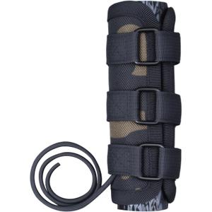 6 Inch Suppressor Cover (5 inch) - 1000F Heat Resistant, Burn Proof Fiberglass & Silicon Lining, Flame-Retardant Micro Fiber Sleeve for Silencer Protection