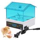 Digital Egg Incubator Egg Hatching Incubator Small House with Automatic Humidity Control Digital Professional Poultry Hatcher Machine for Hatching Chicken Birds Duck Quail Turkey Goose Egg